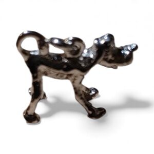 ⭐️Vintage Silver Pluto Dog Pendant Necklace Charm Disney